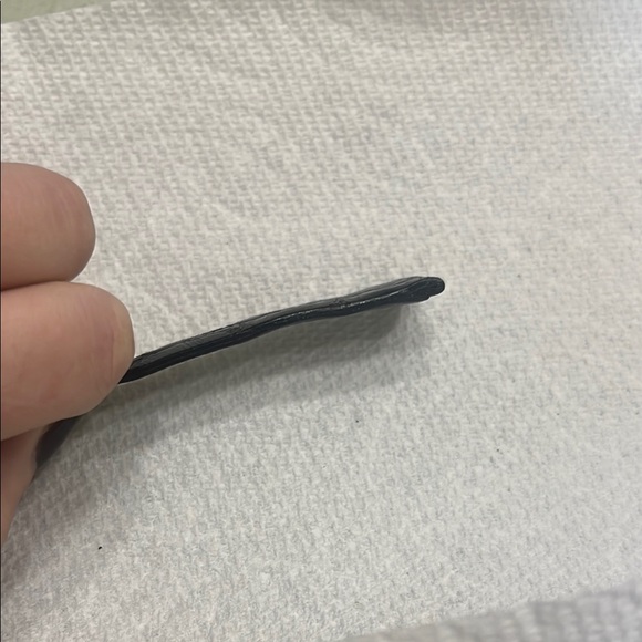 Benrus Black Leather Watch Strap - Picture 4 of 4